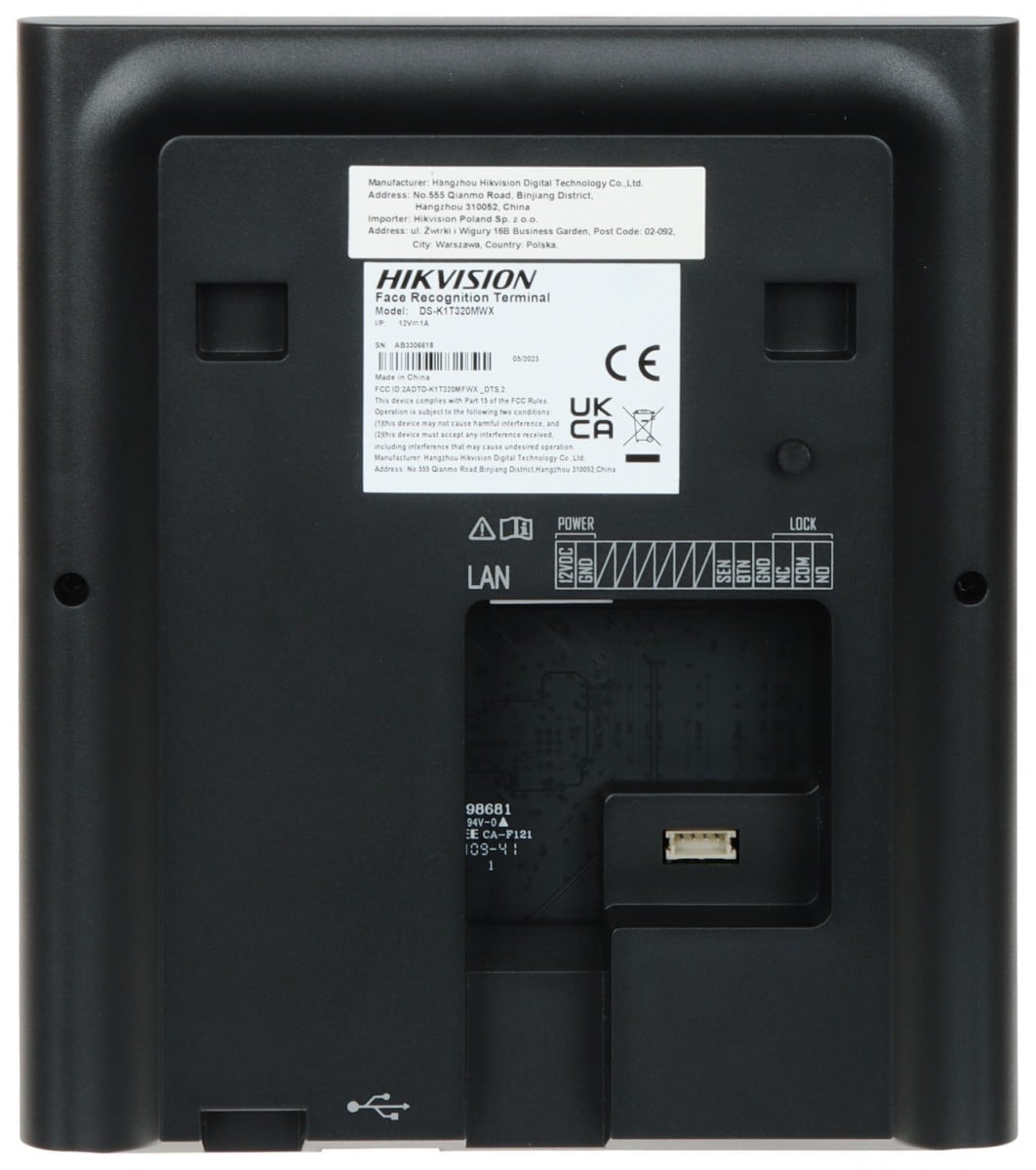 Hikvision DS-K1T320MWX Terminal de contrôle d'acces