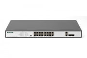 Digitus DN-95342-1 commutateur réseau Non-géré Fast Ethernet (10/100) 1U Noir, Argent