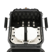 Extralink JENNIFER 16 CORE FIBER OPTIC TERMINAL BOX BLACK WITH CONNECTOR