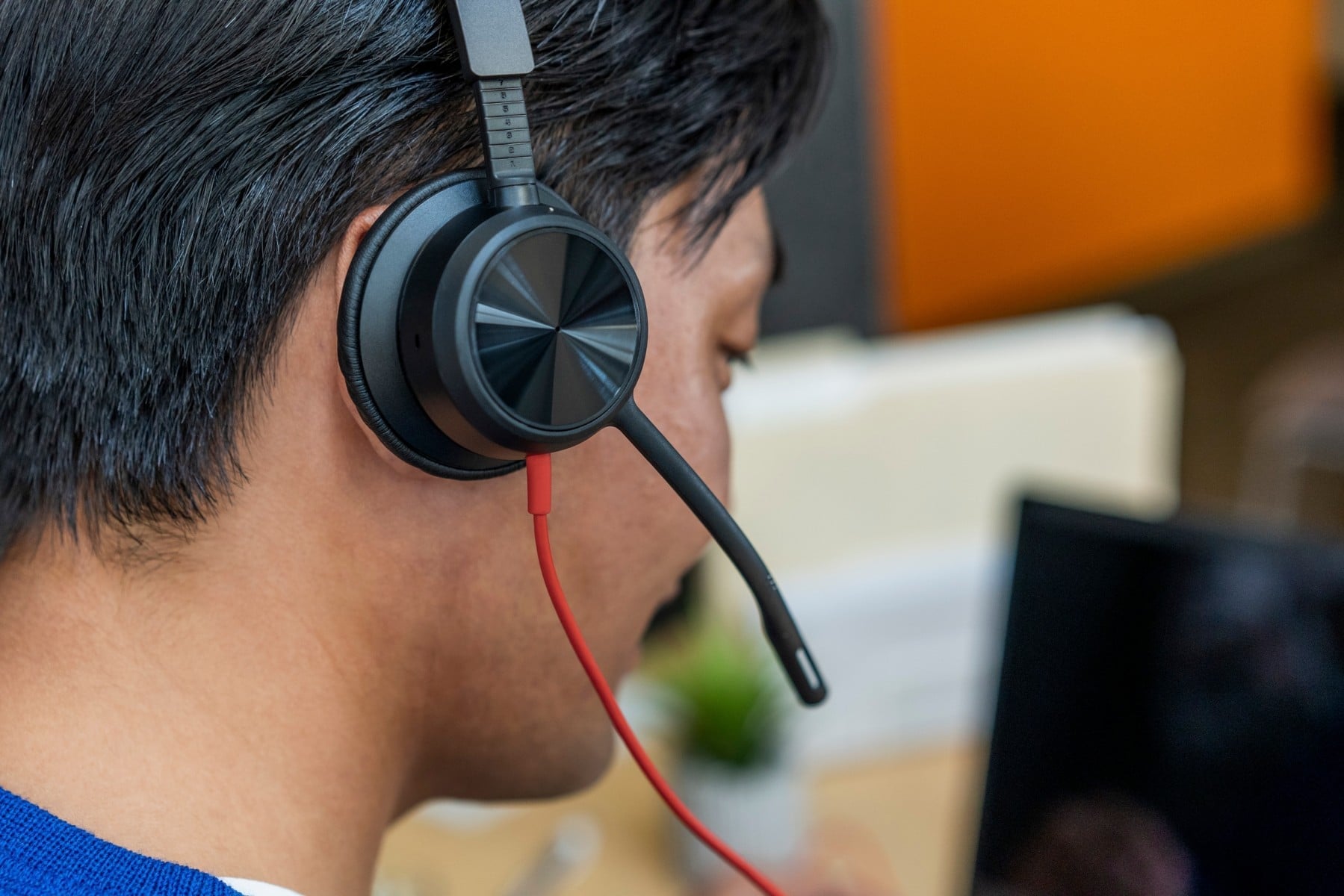 HP Poly Blackwire 8225 USB-C Headset Avec fil Arceau Bureau/Centre d'appels USB Type-C Noir