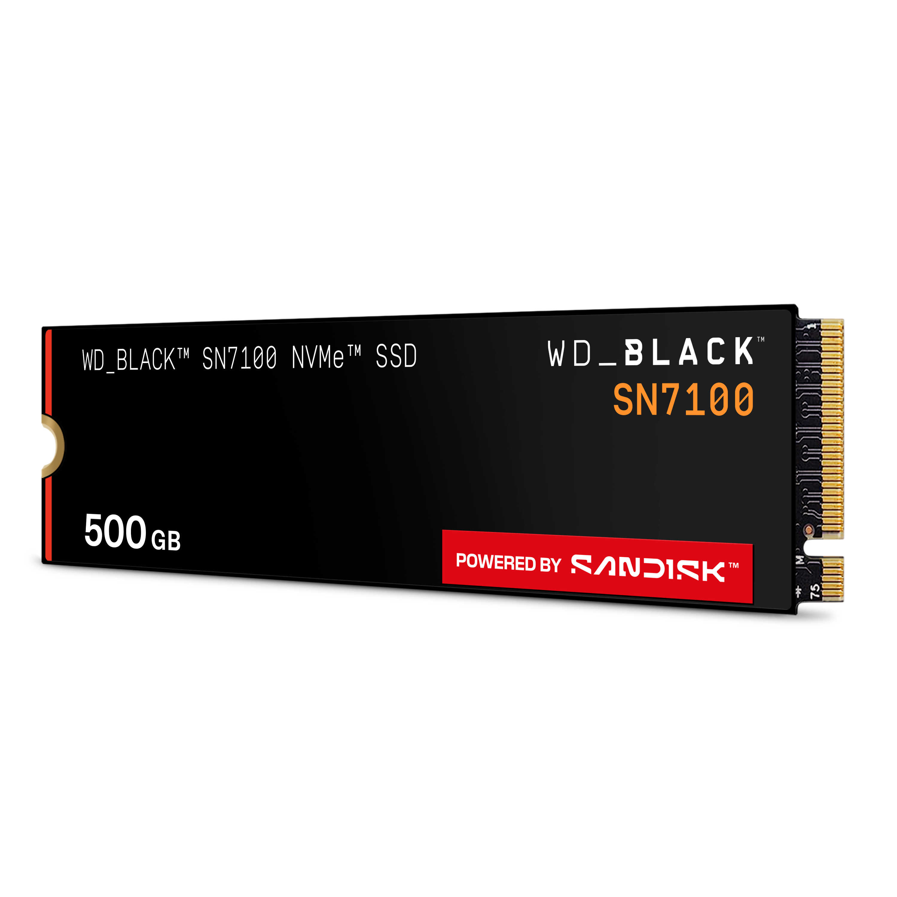 WD Black SN7100 NVMe SSD 500Go M.2 2280 POWERED BY SANDISK