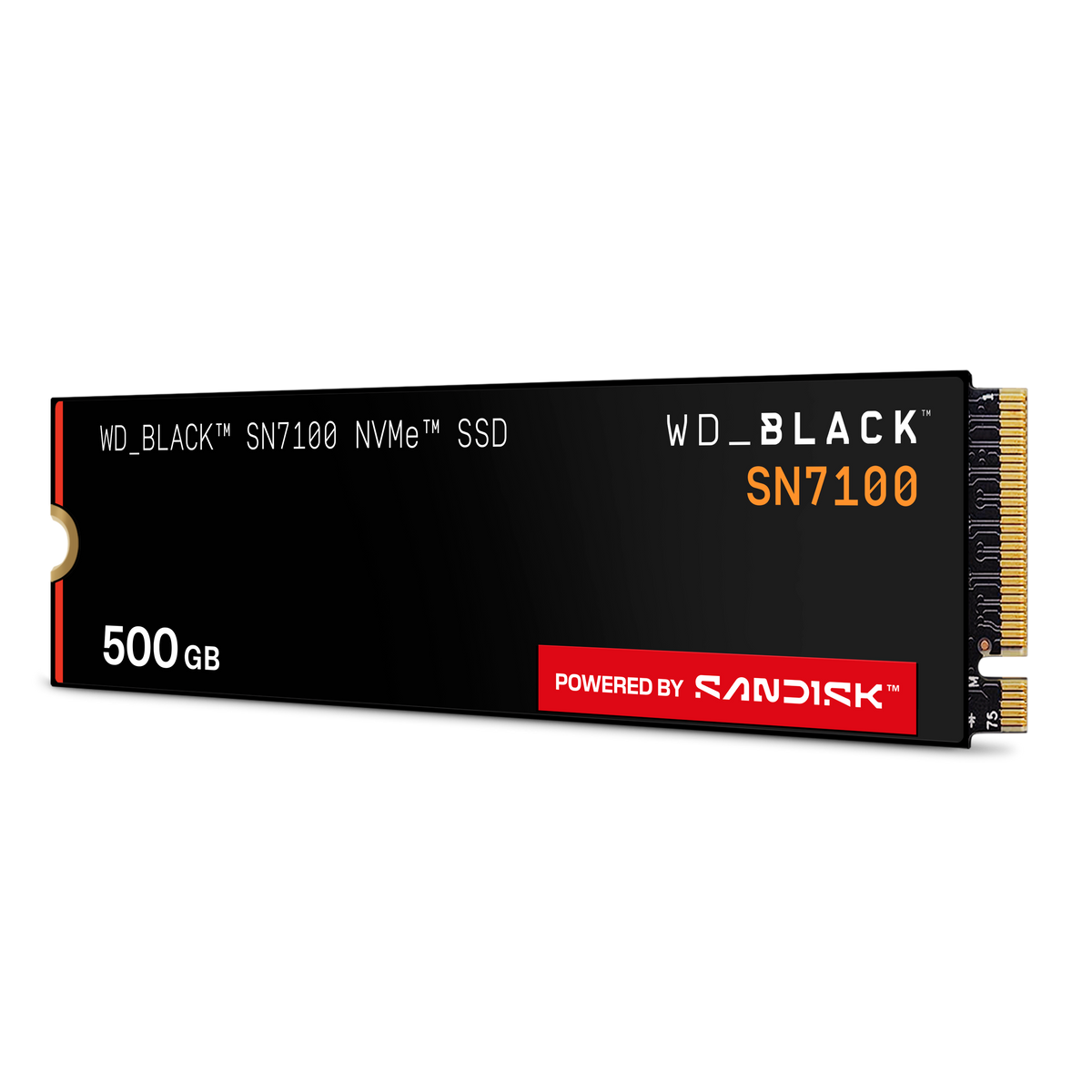 WD Black SN7100 NVMe SSD 500Go M.2 2280 POWERED BY SANDISK