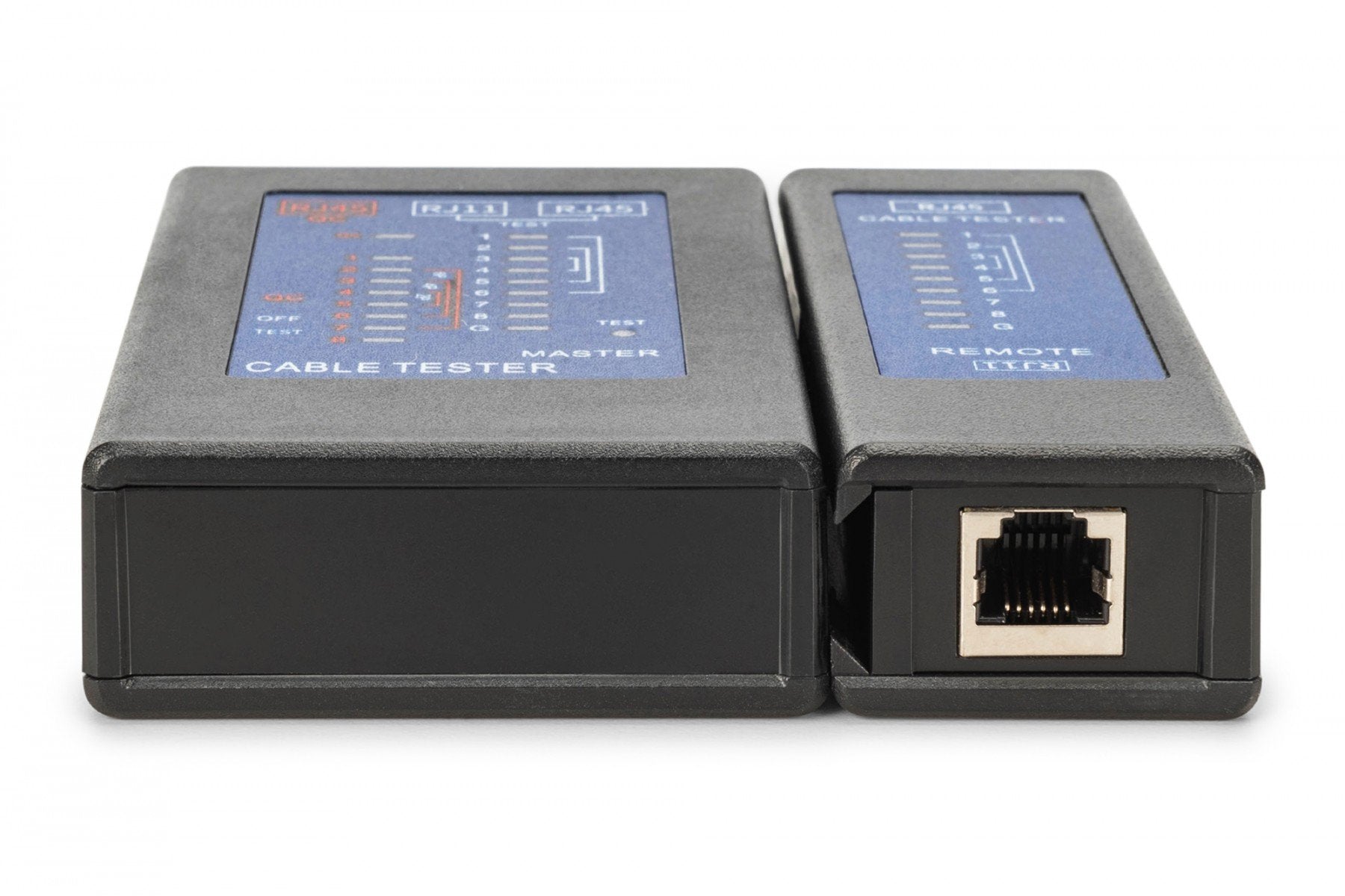 Testeur de câbles réseau et de communication LED, Cat.5e-Cat.6A, (RJ45, RJ12, RJ11), Auto-Scan avec PoE