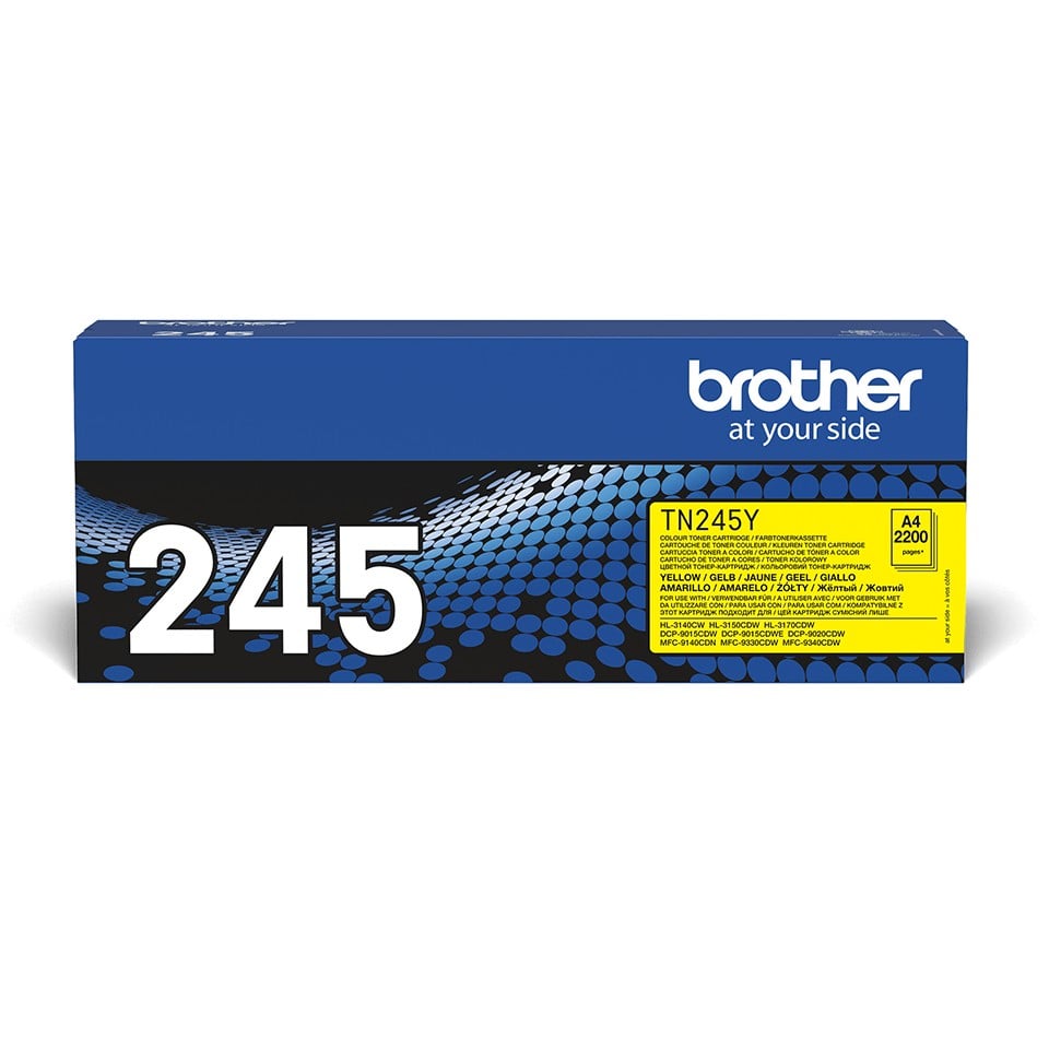 BROTHER TN245Y HL-3140CW/3150CDW/3170CDW toner jaune haute capacité 2.200 pages pack de 1