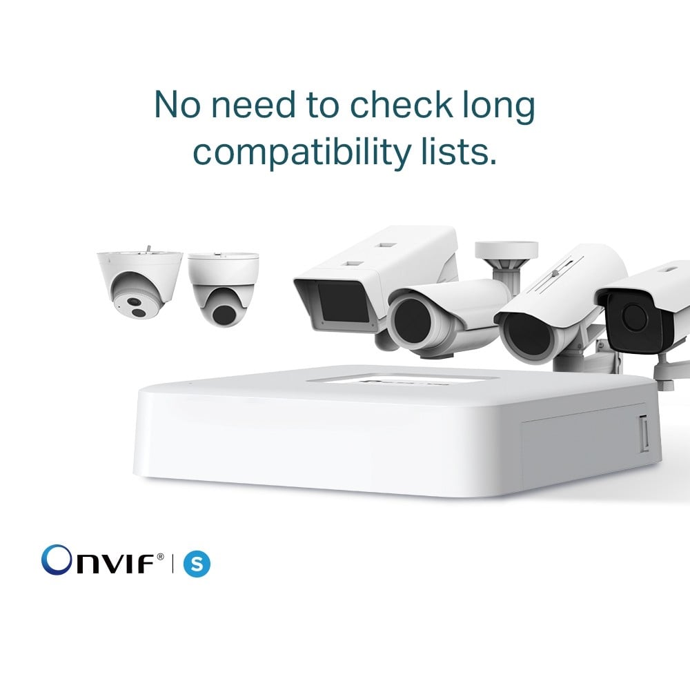 TP-LINK VIGI NVR1104H-4P 4 Channel PoE Network Video Recorder