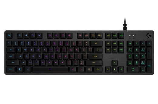 Clavier de jeu mécanique Logitech 920-009352 G512 Carbon GX Brown