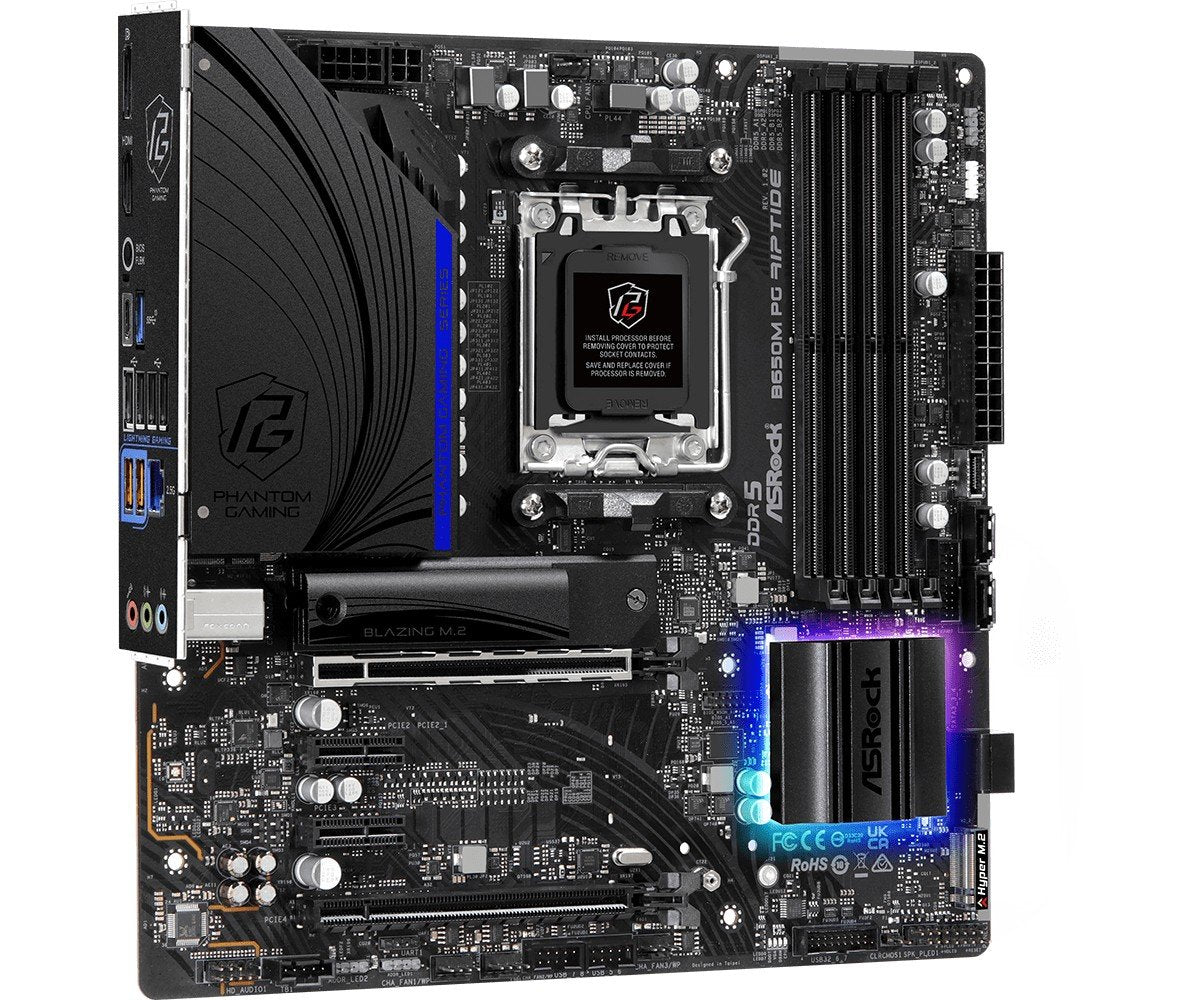 Asrock B650M PG Riptide AMD B650 Emplacement AM5 micro ATX