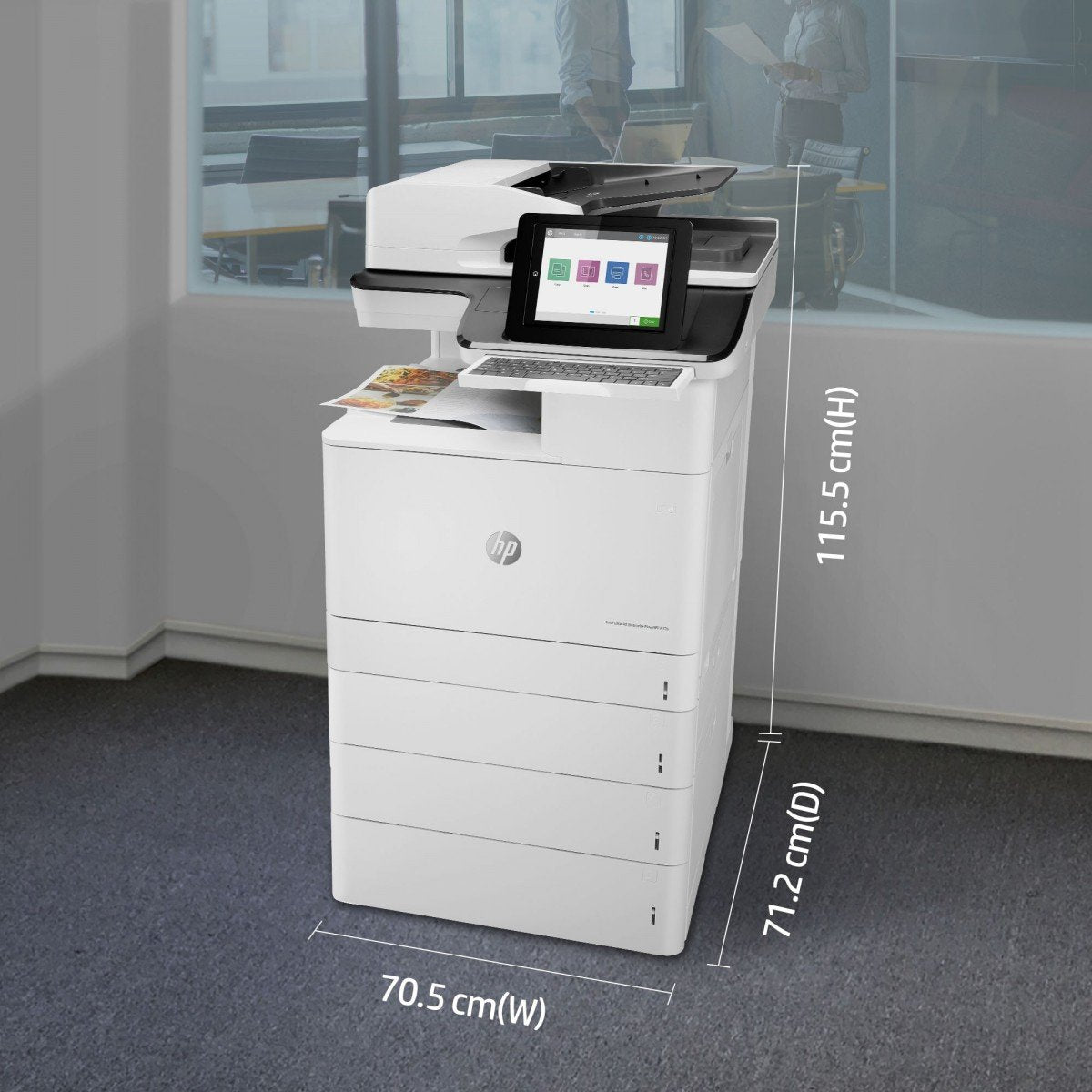 HP LaserJet Enterprise Flow MFP M776z MFP colour laser 297x864mm 46ppmcopy 46ppmprint 2300 sheets USB 2.0 LAN Wi-Fi USB 2.0