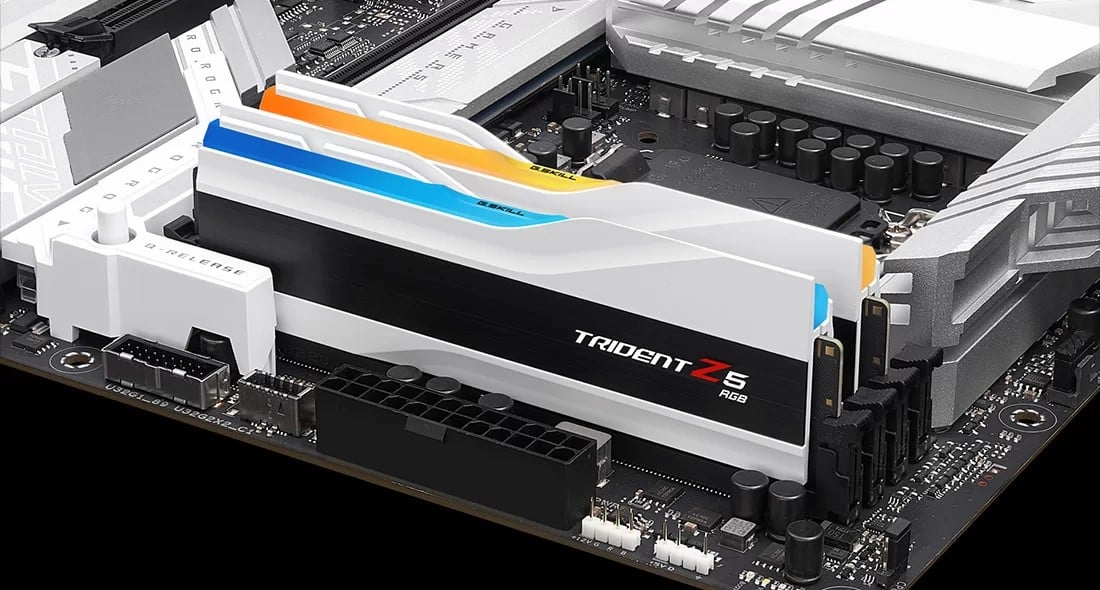G.Skill Trident Z5 RGB F5-6000J2836G32GX2-TZ5RW module de mémoire 64 Go 2 x 32 Go DDR5 4800 MT/s