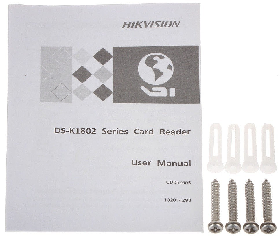 Hikvision DS-K1802EK Lecteur de cartes Value 1802 (EM & MF & Clavier)