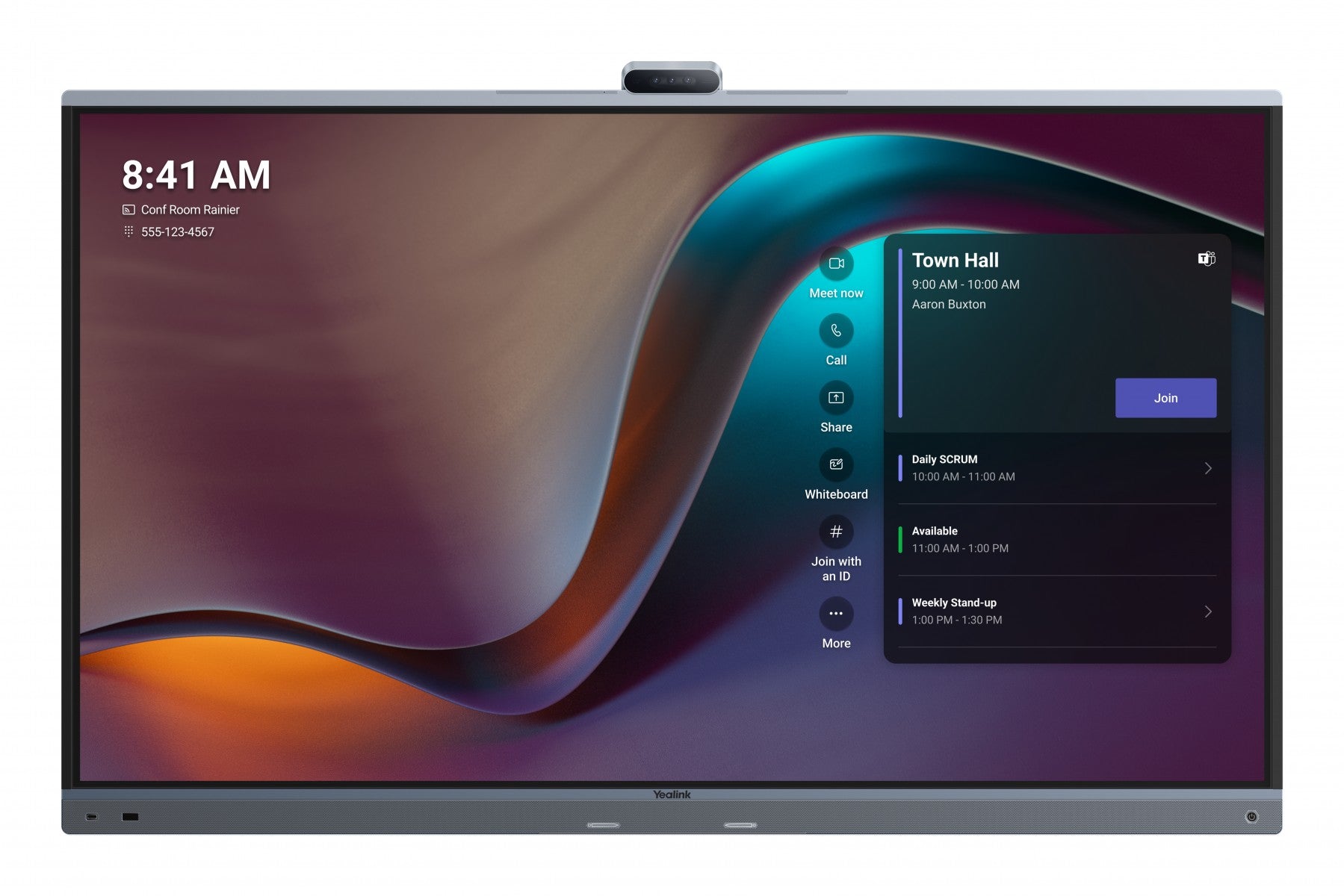 "Yealink MeetingBoard Pro tableau blanc interactif 190,5 cm (75"") 3840 x 2160 pixels Écran tactile"