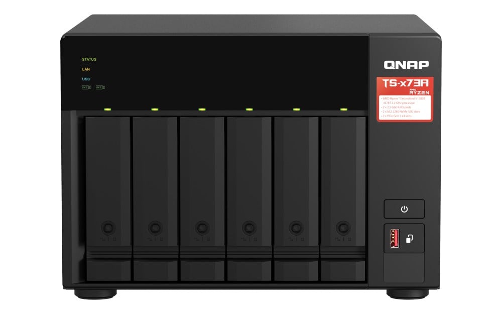 Stockage en Réseau NAS Qnap TS-673A-SW5T