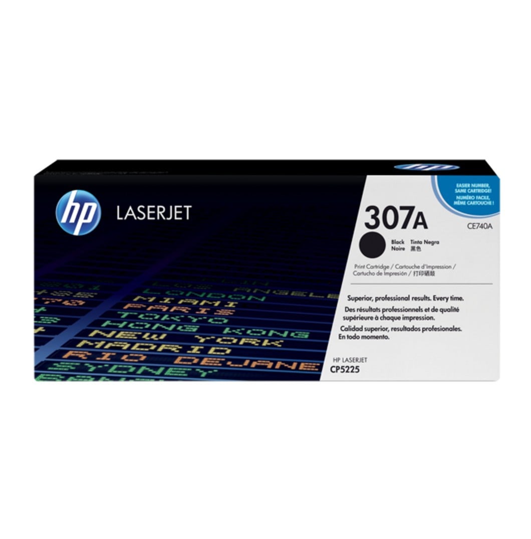 HP original Colour Laserjet CE740A Toner cartridge black standard capacity 7.000 pages 1-pack