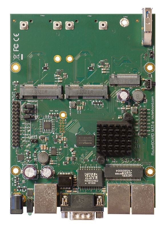 Mikrotik RBM33G Routeur connecté Noir, Vert, Gris