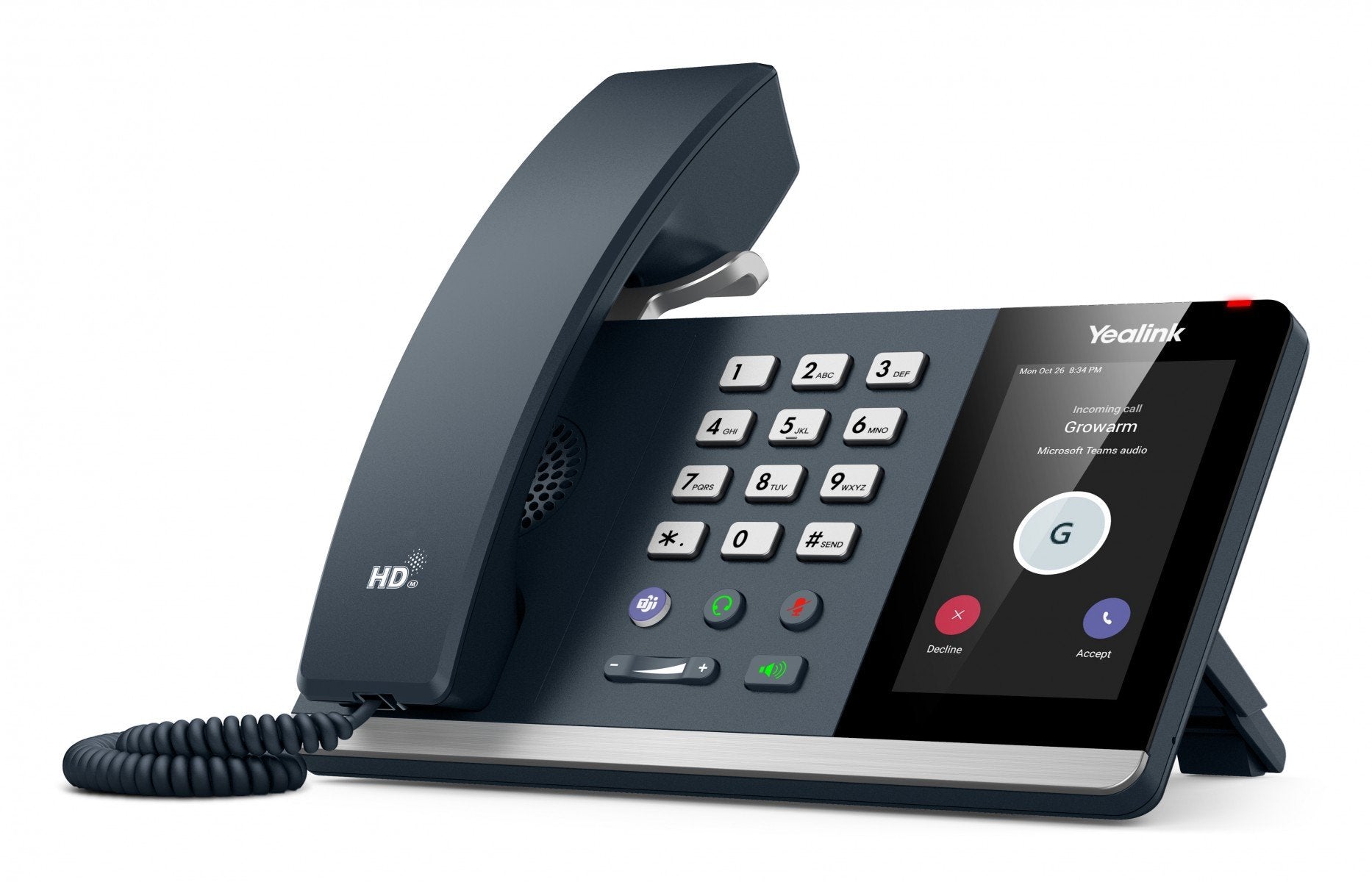 Yealink MP54 E2 Teams téléphone fixe Gris LCD