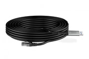 Câble adaptateur USB-A vers RJ45 Cat. 6A S/FTP, 1 Gbit/s, USB 3.2 Gen1, LSZH, 10 m