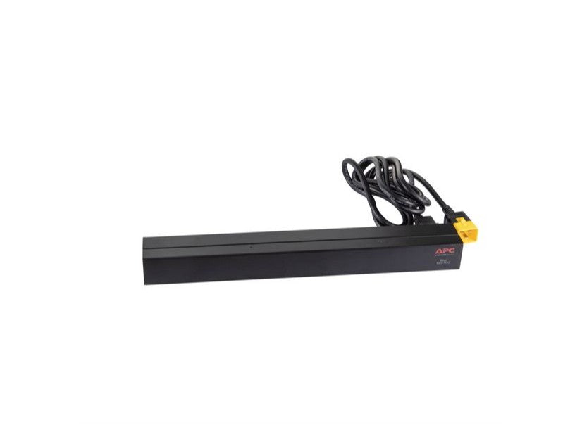APC Basic Rack-Mount PDU Rack AC 208/230V input IEC 60320 C20 output connectors 12 power IEC 60320 C13 1U 19 2.49m cord BK