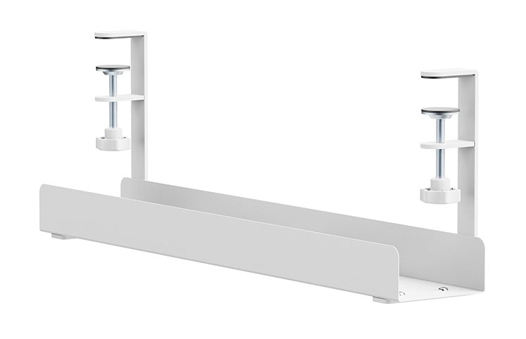 NEOMOUNTS Cable Management Tray max 5kg. clamp-on design universal white