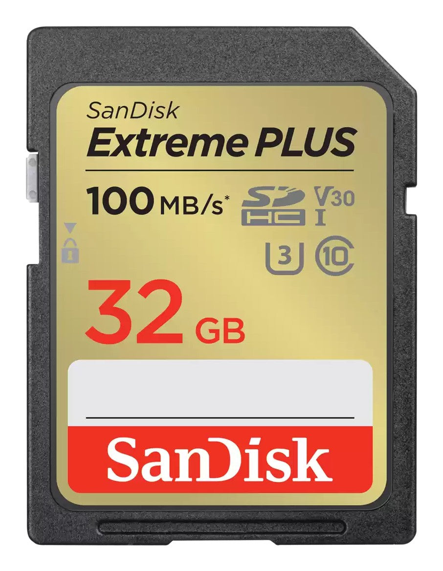 Extreme PLUS 32GB SDHC 100MB/s UHS-I 2pk