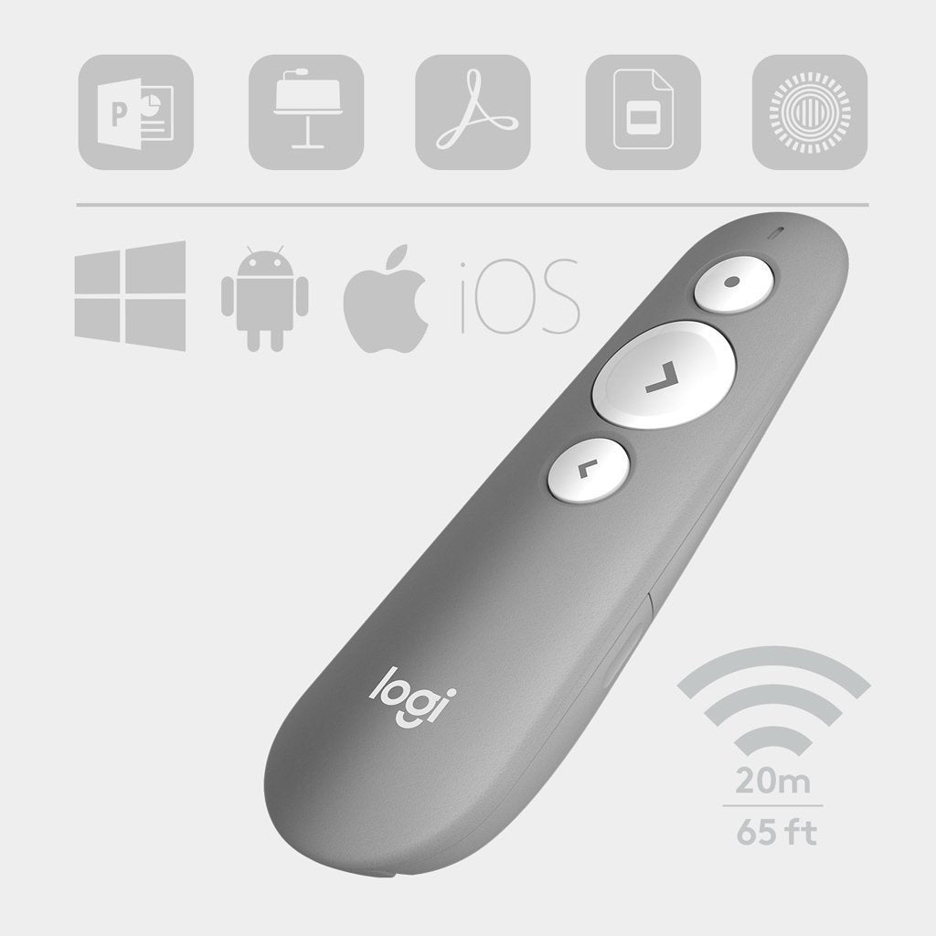 Logitech 910-006520 télécommande Bluetooth/RF Gris