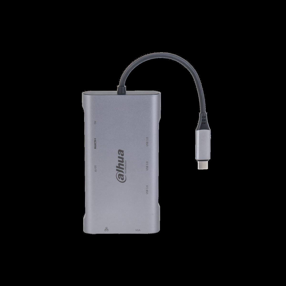 Dahua TC39 9-en-1 USB 3.1 Type-C vers USB 3.0 + HDMI + RJ45 + VGA + SD/TF + PD Station d'accueil