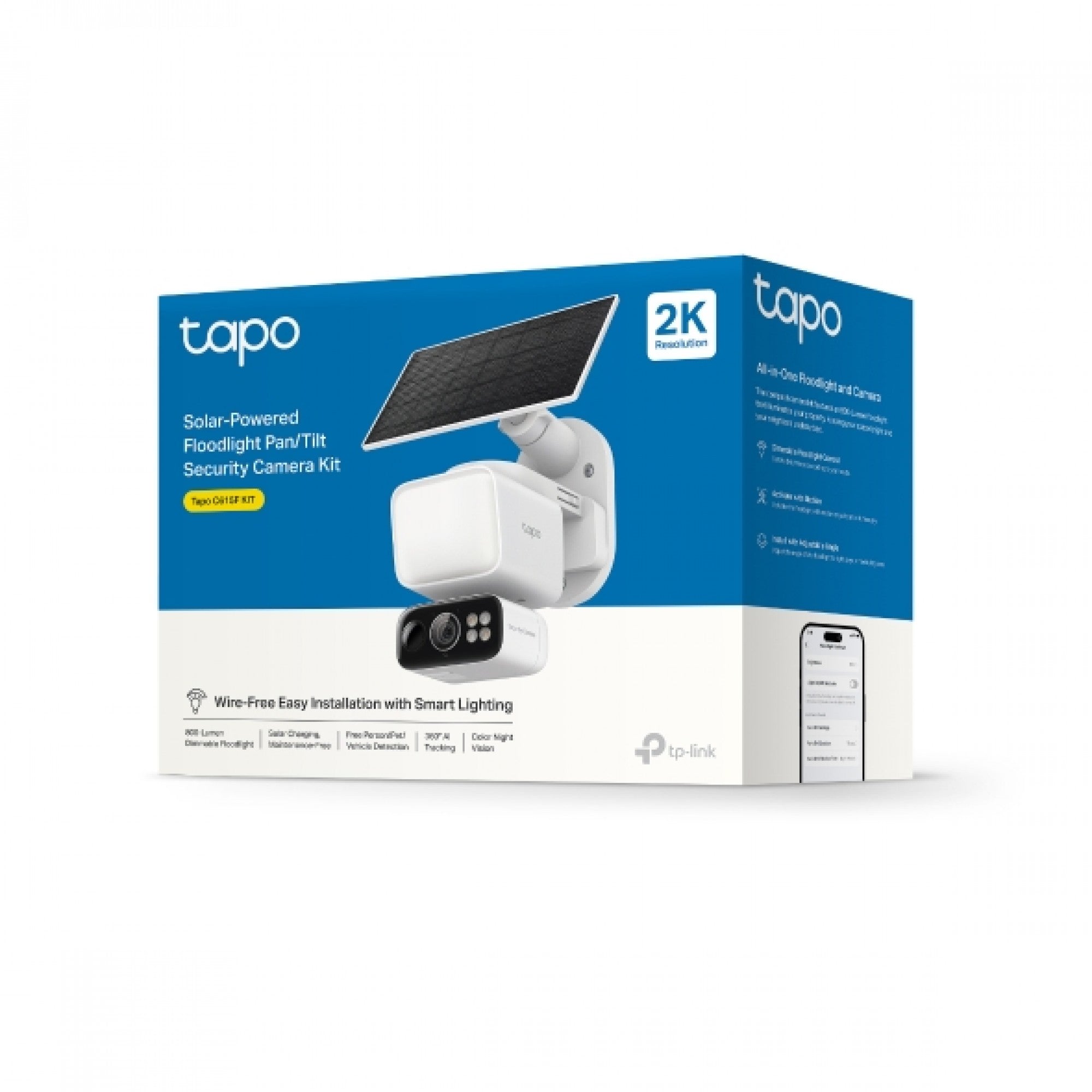 TP-Link TAPO C615F KIT caméra de sécurité Dôme Caméra de sécurité IP Extérieure 2304 x 1296 pixels Plafond/Mur/Poteau