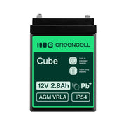 Green Cell AGM Battery 12V 2.8Ah - Battery - Baby (C)