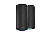 NETGEAR Orbi 970 Series Quad-Band WiFi 7, 2-Pack Quad-band (2.4 GHz / 5 GHz-1 / 5 GHz-2 / 6 GHz) Wi-Fi 6 (802.11ax) Noir 3 Interne