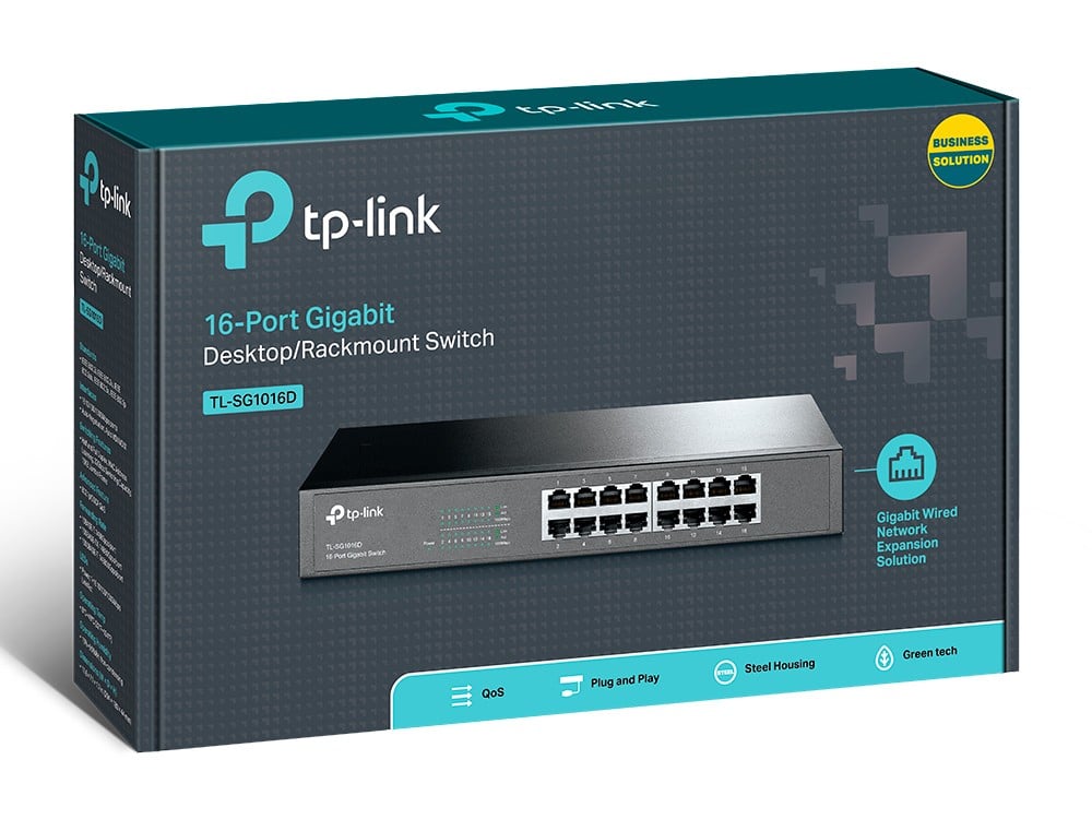16 port Desktop/Rackmount Gigabit Switch