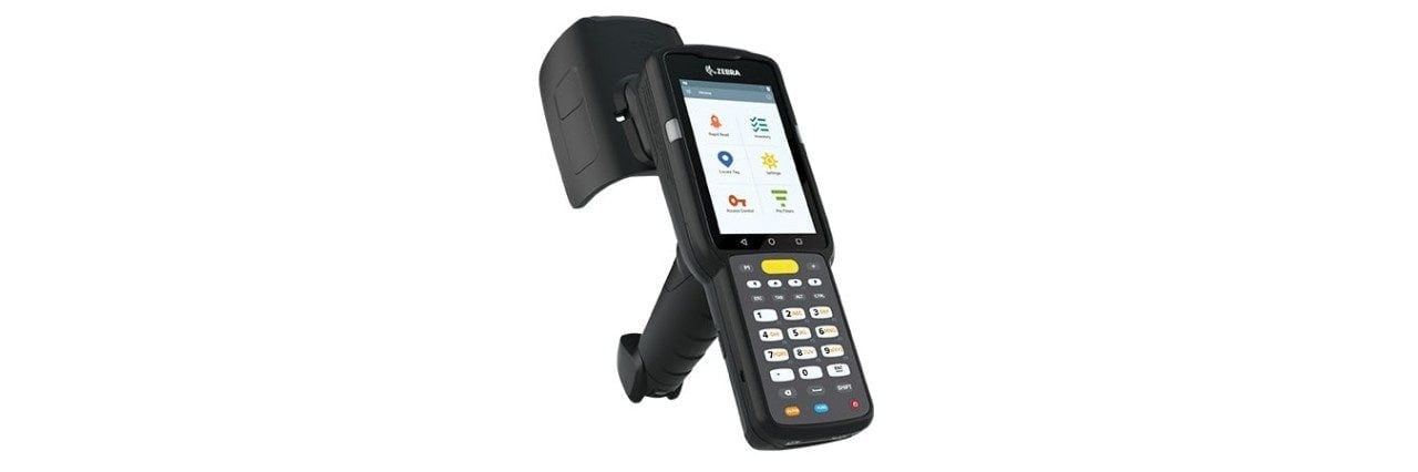 "Zebra MC3390xR ordinateur portable de poche 10,2 cm (4"") 800 x 480 pixels Écran tactile 769 g Noir"