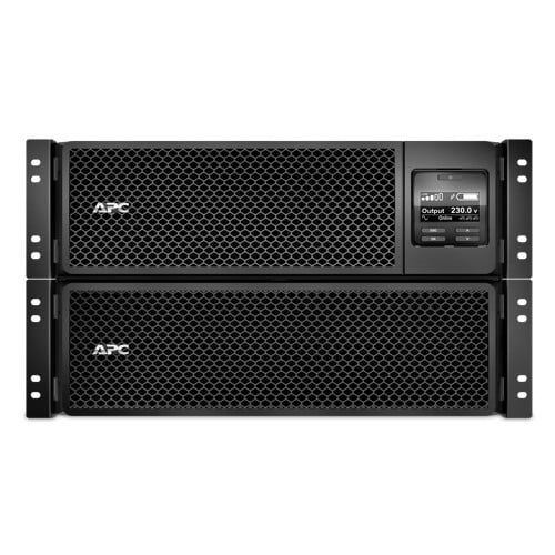 APC Smart-UPS SRT 8000VA RM UPS rack-mountable AC 230V 8000Watt 8000VA Ethernet 10/100 USB output connectors 14 6U Black