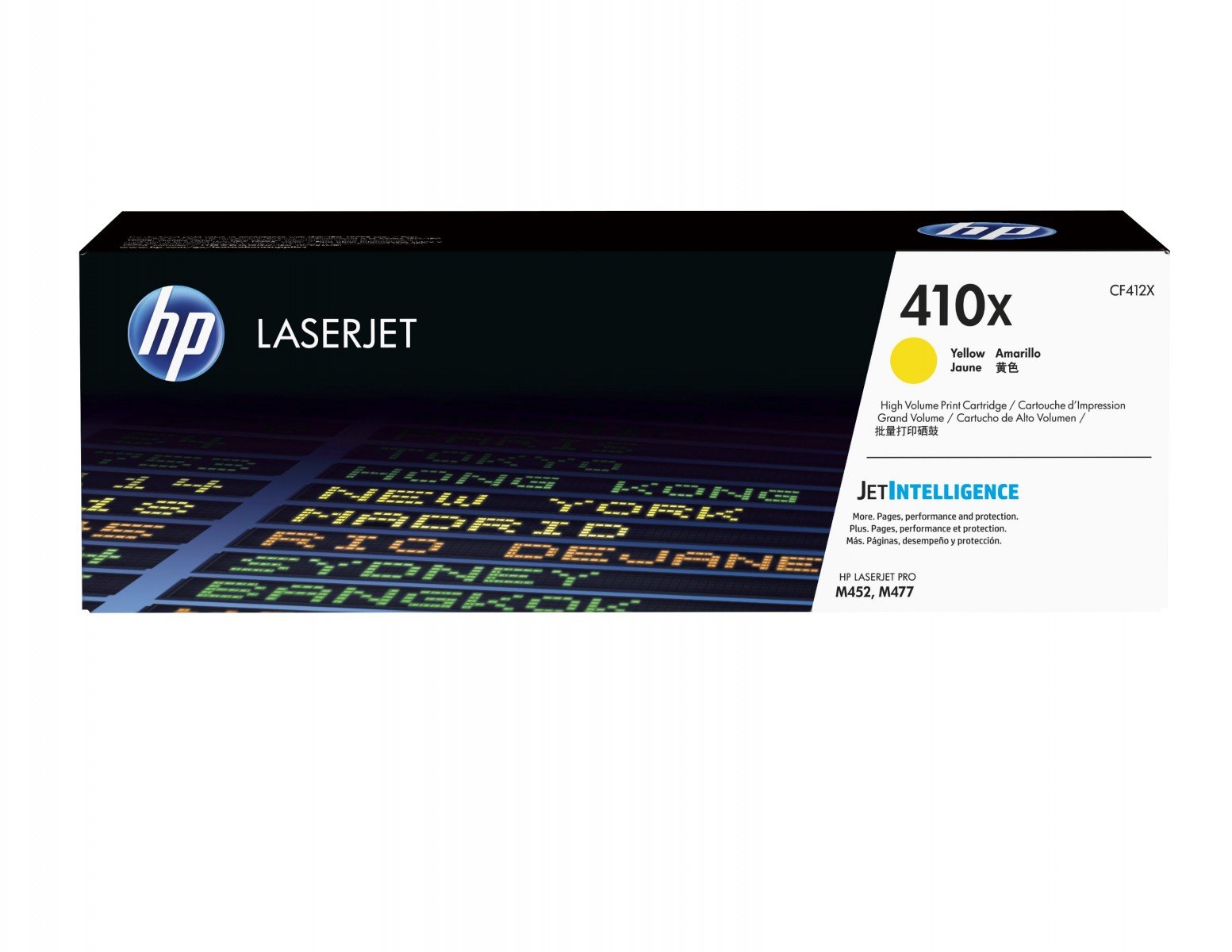 HP 410X original Toner cartridge CF412X yellow HY