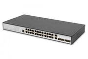 Digitus DN-80221-3 commutateur réseau Géré L2 Gigabit Ethernet (10/100/1000) Noir, Gris