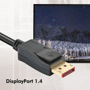 Techly ICOC DSP-A14-050NT Câble DisplayPort vers DisplayPort 1.4 8K*60Hz M/M 5m