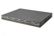 Digitus DN-95117 commutateur réseau Gigabit Ethernet (10/100/1000) Connexion Ethernet, supportant l'alimentation via ce port (PoE) 1U Gris