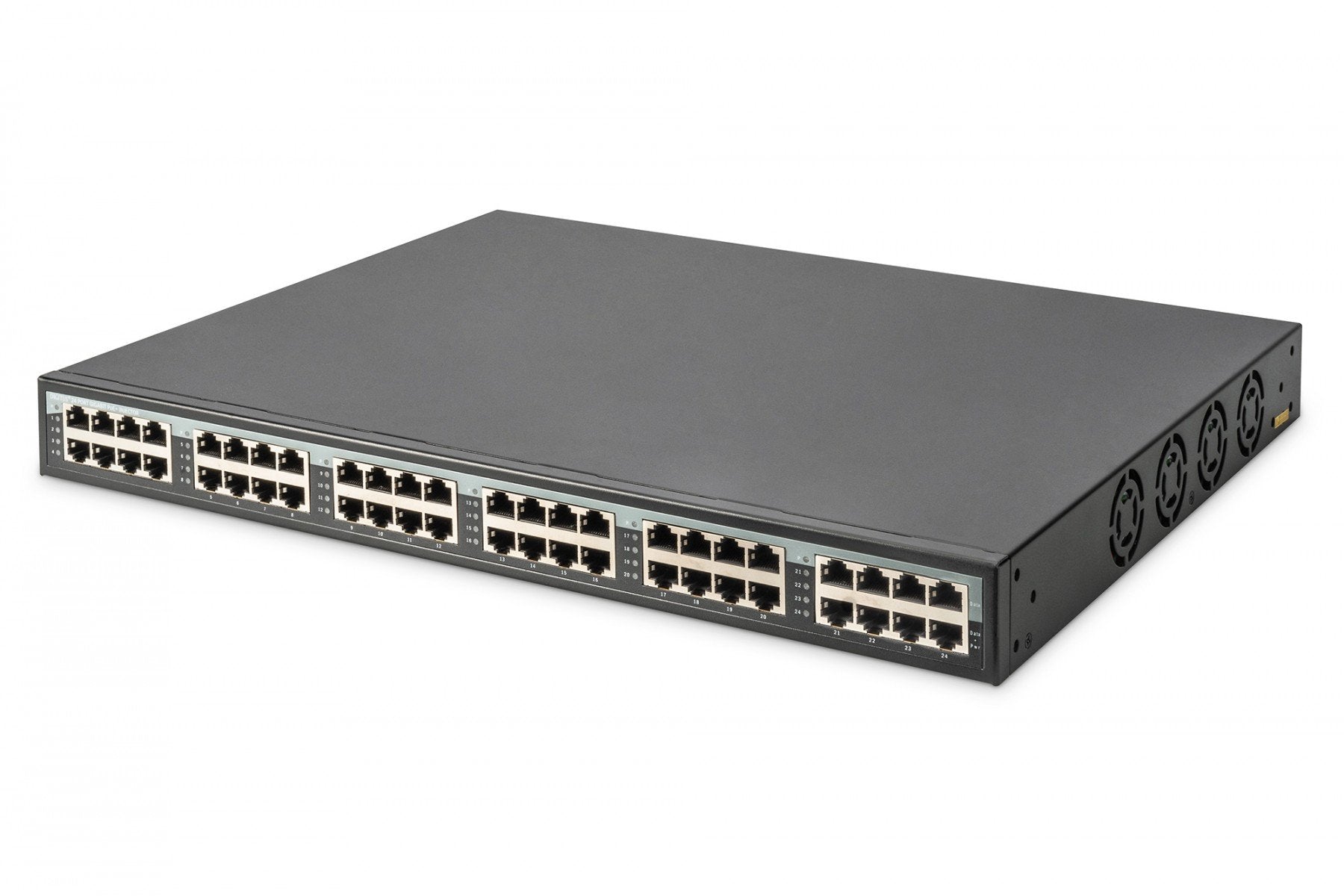 Digitus DN-95117 commutateur réseau Gigabit Ethernet (10/100/1000) Connexion Ethernet, supportant l'alimentation via ce port (PoE) 1U Gris