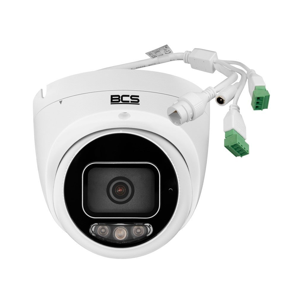 BCS BCS-P-EIP28FSR3L3-Ai2(2) Caméra dôme IP 8MP avec fonctionnalités intelligentes et technologie NightColor