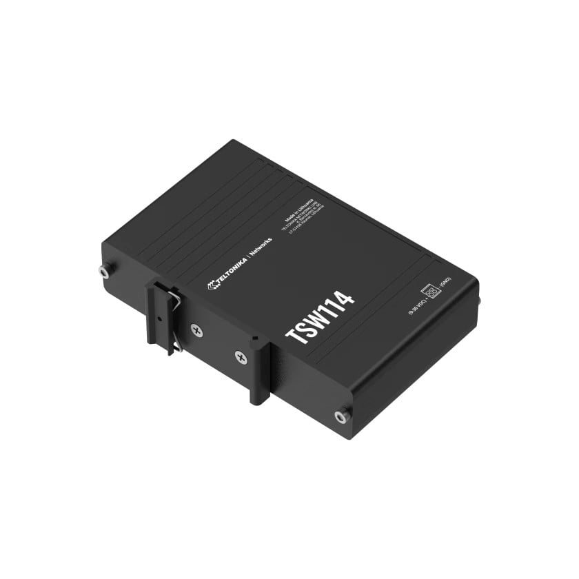 TELTONIKA NETWORKS TSW114 Gigabit ethernet switch with DIN rail
