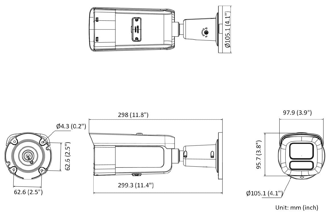 Hikvision DS-2CD2647G2HT-LIZS(2.8-12mm)(eF) 4 MP Smart Hybrid Light with ColorVu Motorized Varifocal Bullet Network Camera