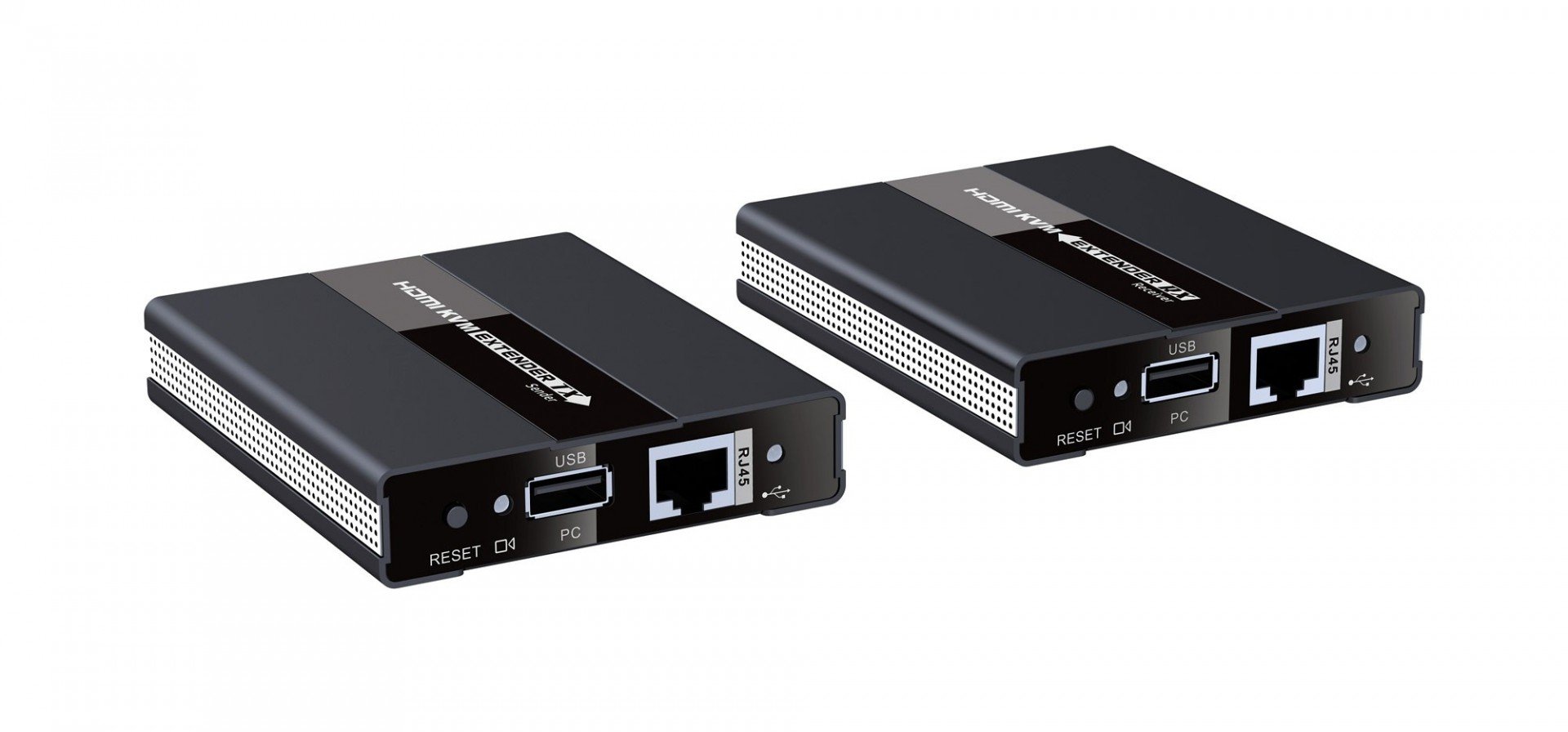 Techly IDATA HDMI-KVM60 Extenseur KVM HDMI/USB 1080p60Hz jusqu'a 60m sur Cat6 PoC