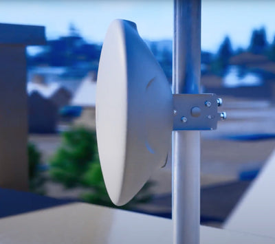 Ubiquiti Networks WAVE-LR prolongateur réseau Émetteur réseau Blanc 10, 100, 1000 Mbit/s