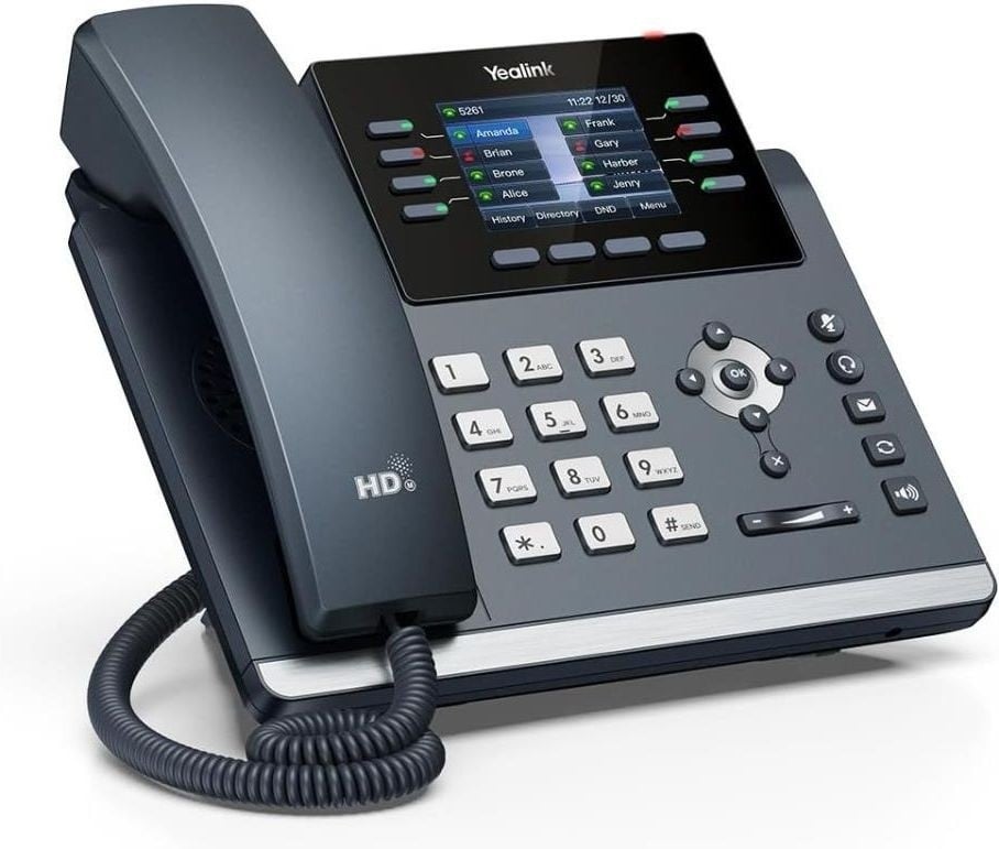 Yealink SIP-T44U téléphone fixe Gris 8 lignes LCD Wifi