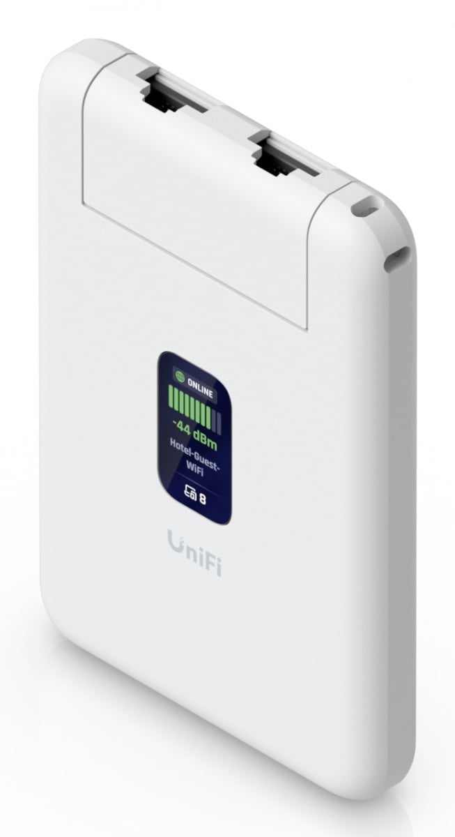 An ultra-slim travel router that instant