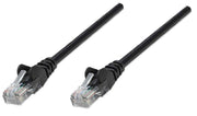 Intellinet 0.45m Cat5e câble de réseau Noir 0,5 m U/UTP (UTP)