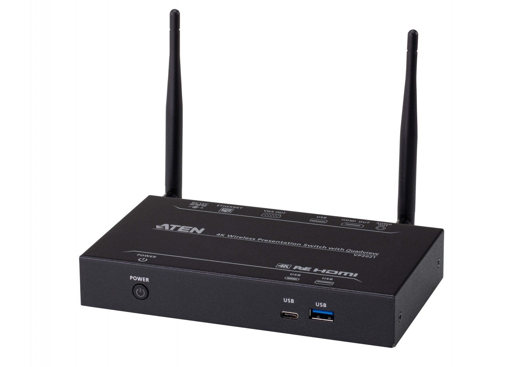 ATEN VP2021 Commutateur de présentation WiFi 4K Quad-View