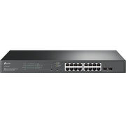 TP-Link JetStream TL-SG2218P commutateur réseau Géré L2/L2+ Gigabit Ethernet (10/100/1000) Connexion Ethernet, supportant l'alimentation via ce port (PoE) 1U No