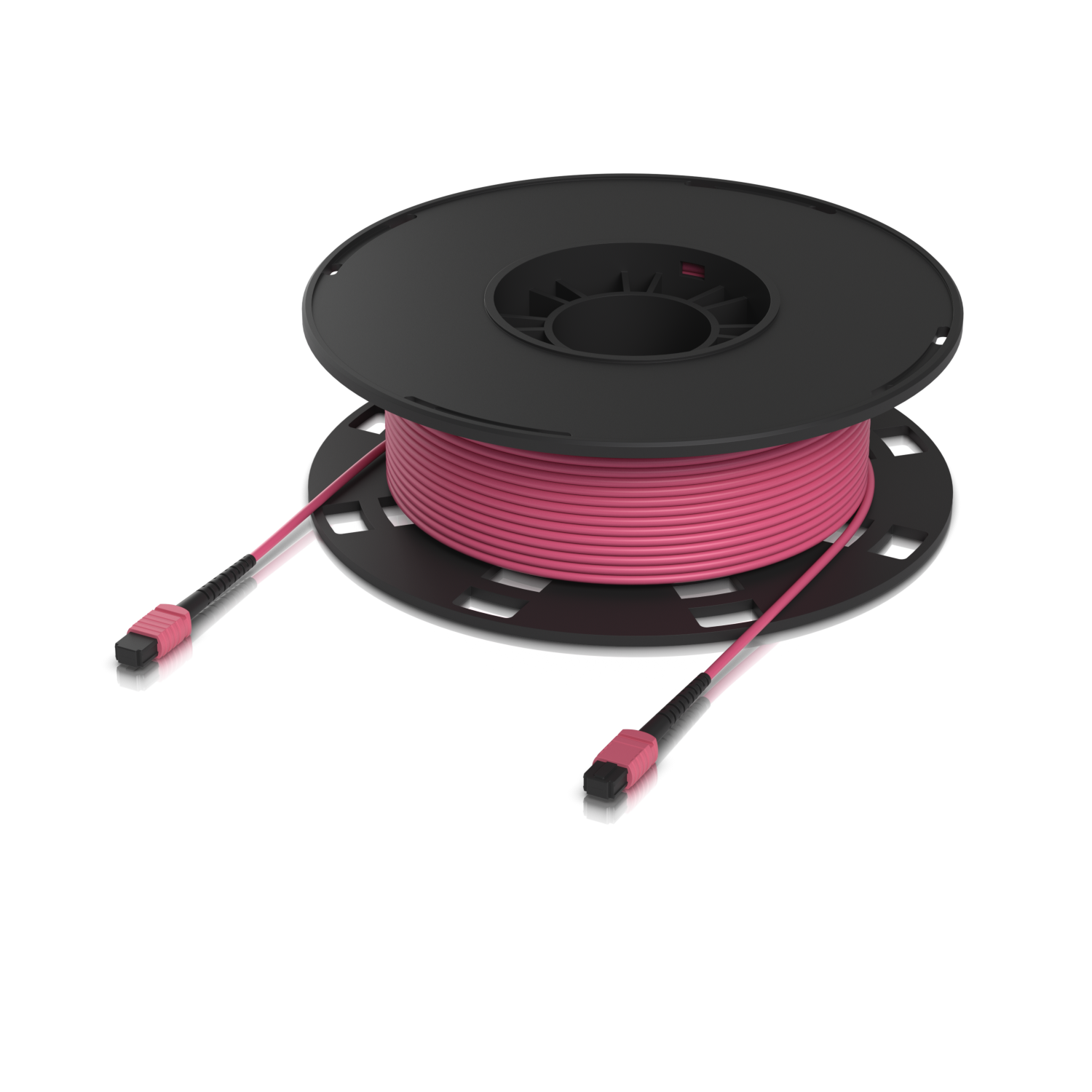 Indoor multi-mode fiber patch cable wit