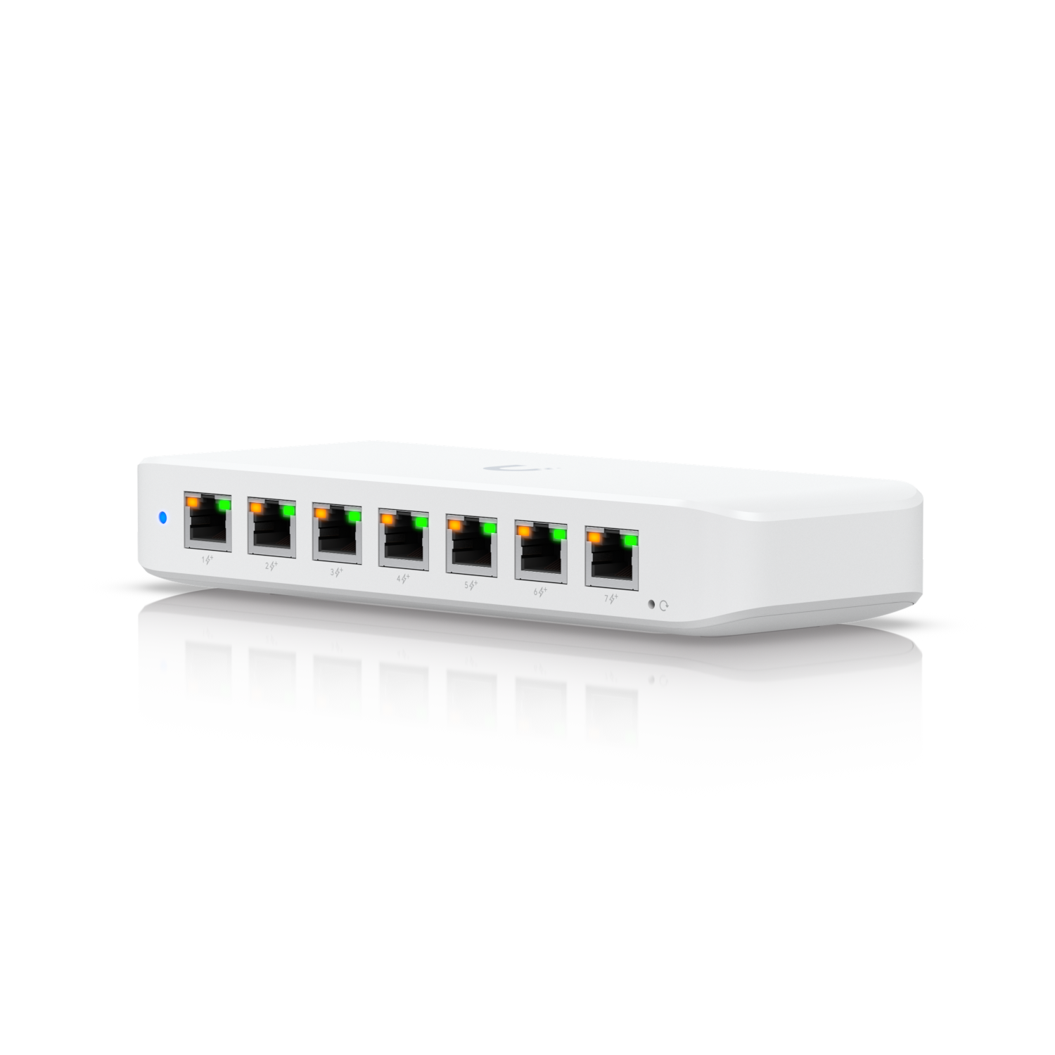 Ubiquiti USW-ULTRA-210W UniFi Commutateur 8 ports GbE PoE+ alimenté par une entrée GbE++ de 210W