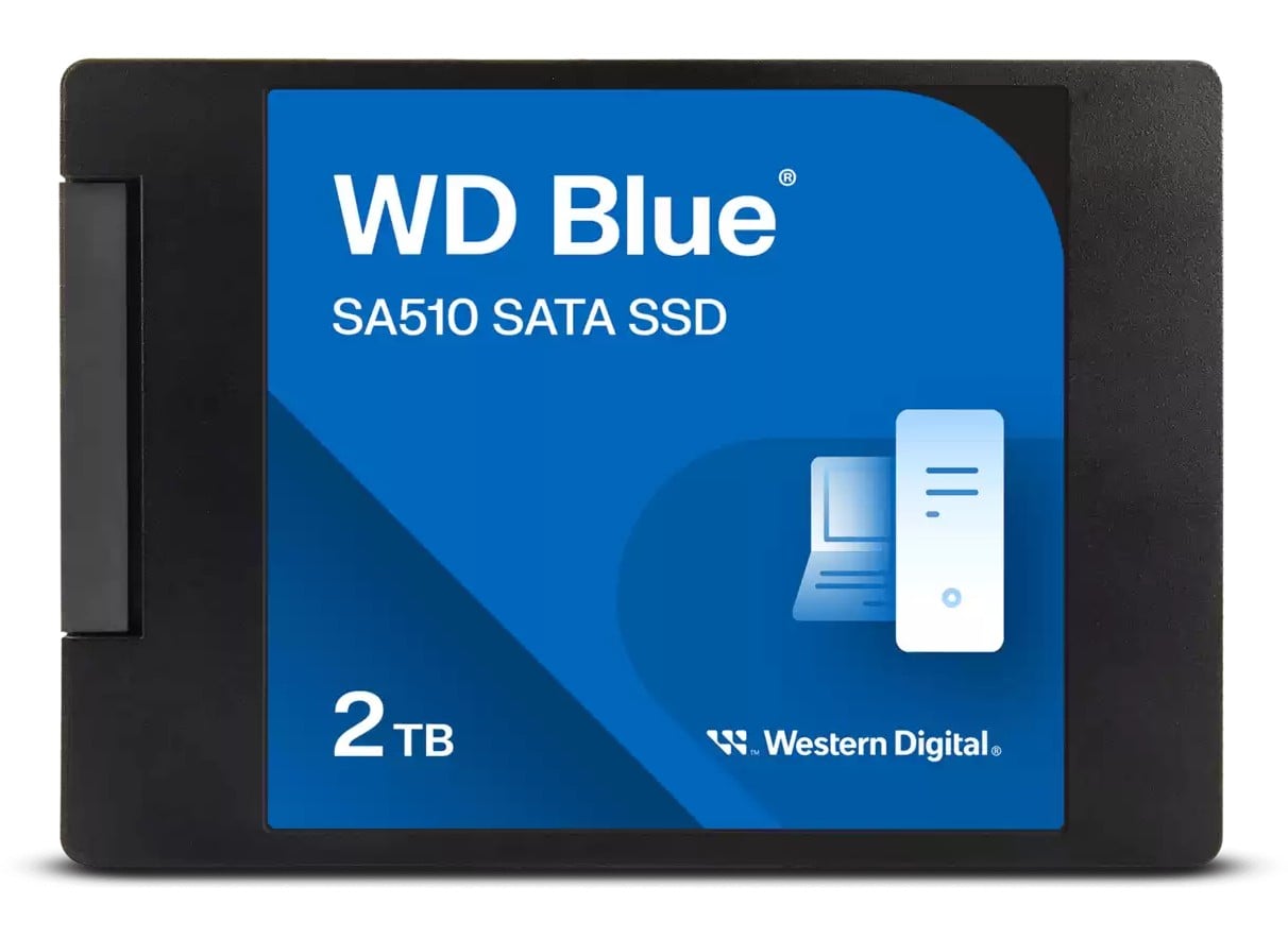 WD Blue SA510 SSD 2To SATA III 6Gb/s cased 2.5p 7mm internal single-packed POWERED BY SANDISK