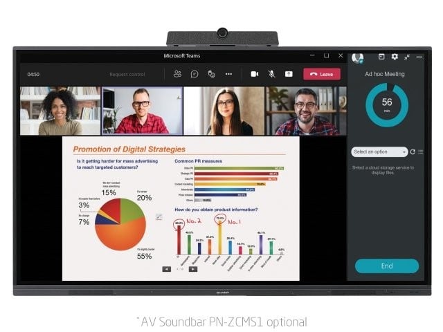 Sharp PN-L862B Touch Display